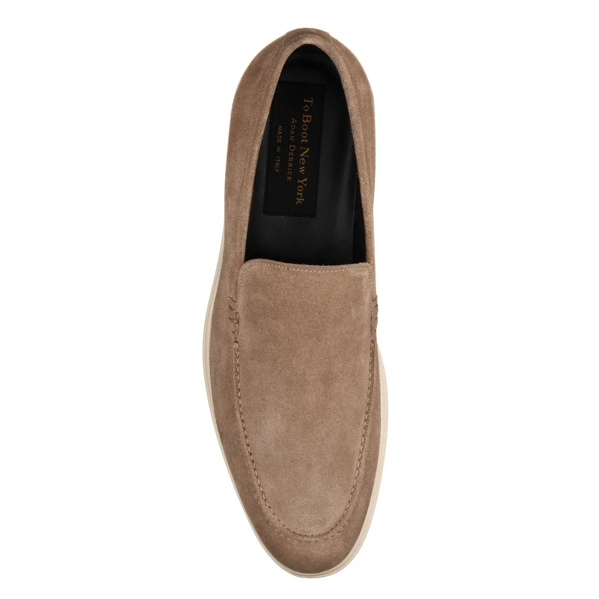 To Boot New York Cassidy Taupe Suede Slip-On Loafer