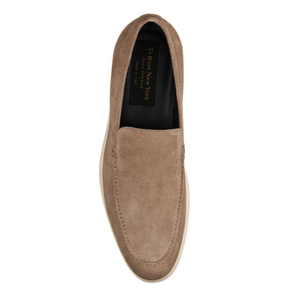 To Boot New York Cassidy Taupe Suede Slip-On Loafer