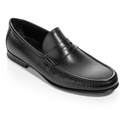 To Boot New York Clapton Black Calf Penny Loafer