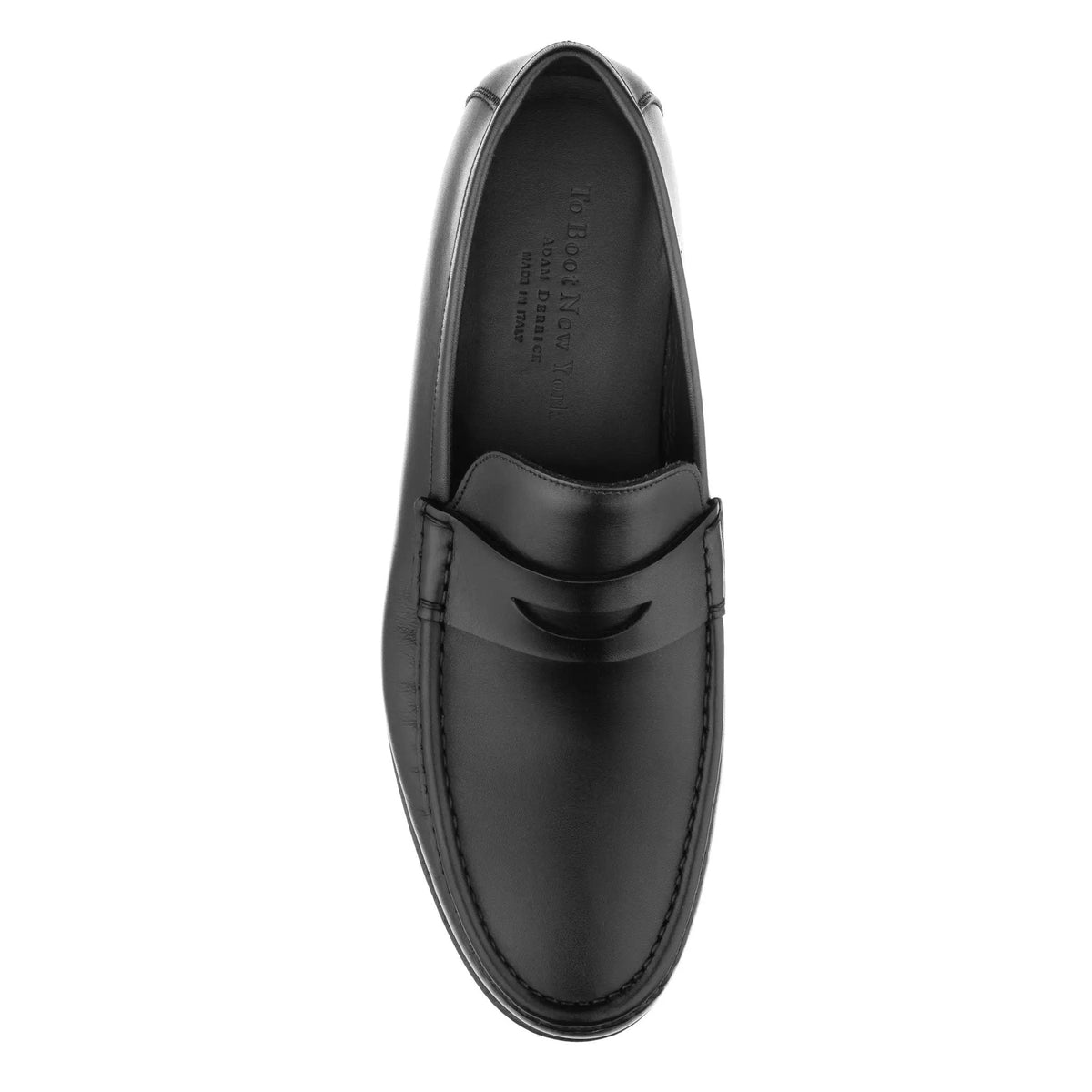 To Boot New York Clapton Black Calf Penny Loafer