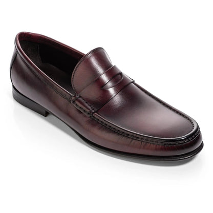To Boot New York Clapton Bordeaux Calf Penny Loafer
