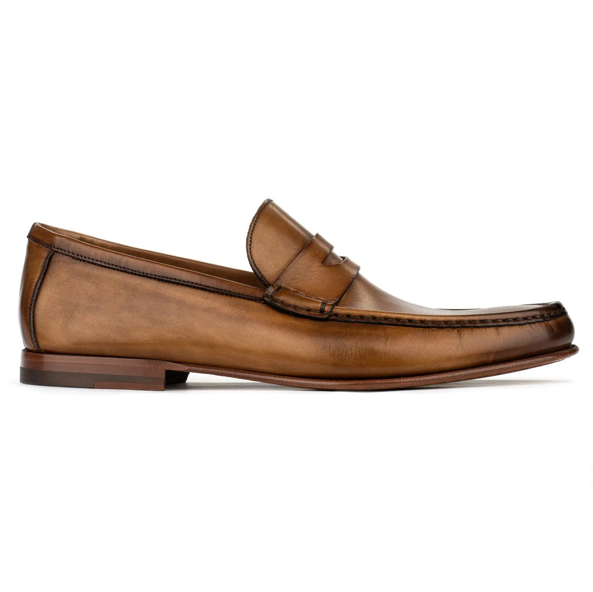 To Boot New York Clapton Medium Tan Calf Penny Loafer