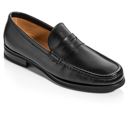 To Boot New York Evans Black Calf Penny Loafer Slip-on