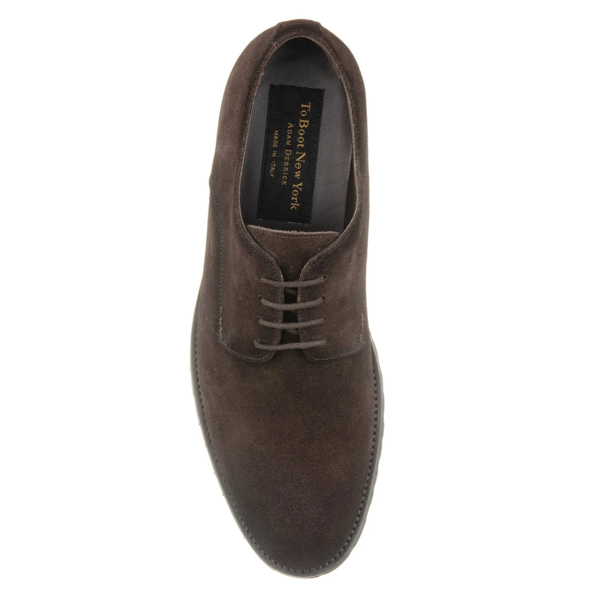 To Boot New York Parkrose Dark Brown Suede Derby Oxford