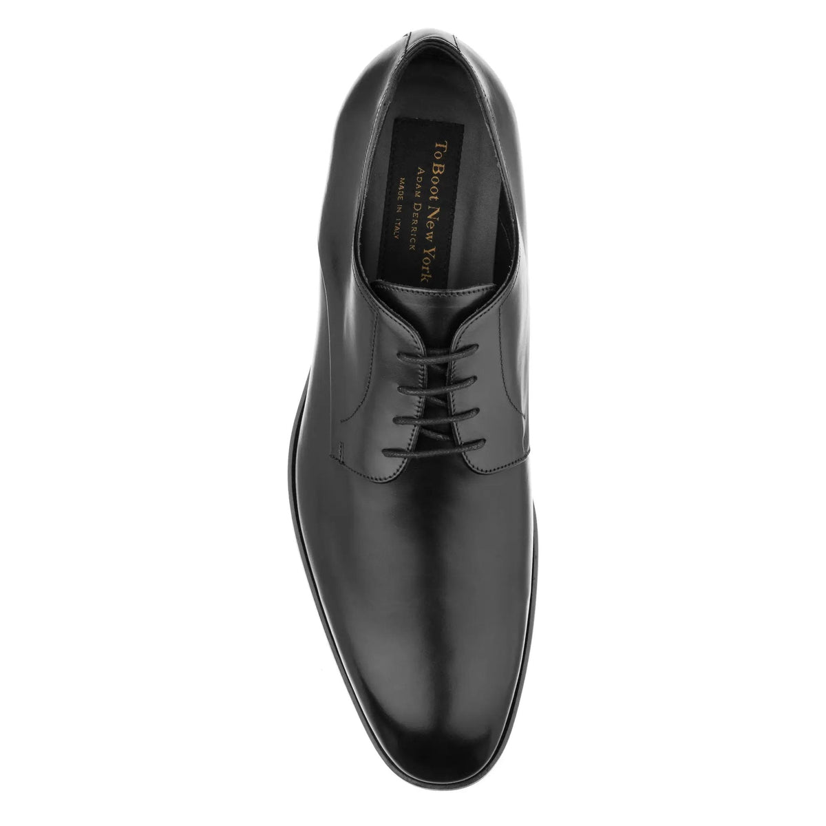 To Boot New York Parsons Black Calf Leather Derby Oxford