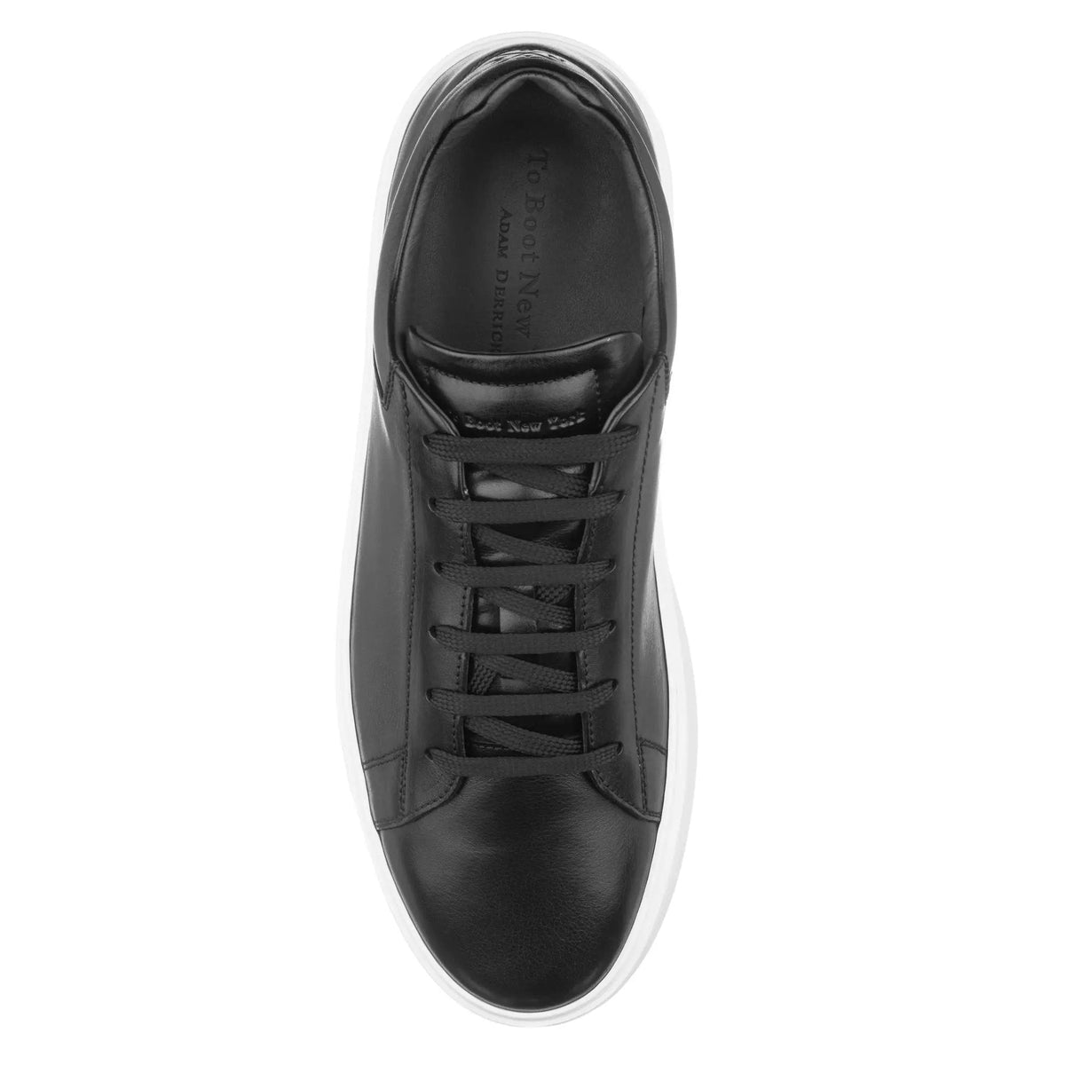 To Boot New York Rocco Black Soft Calf Leather Sneaker