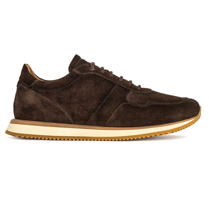 To Boot New York Fanning Dark Brown Suede Sneaker