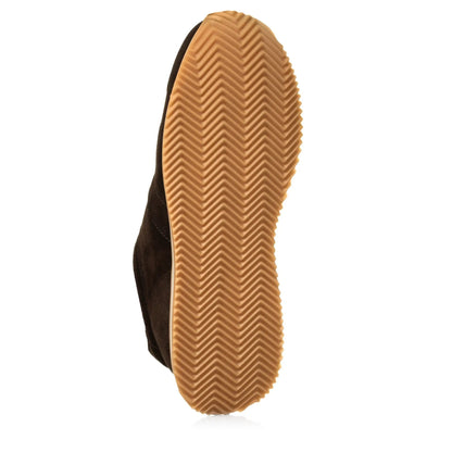 To Boot New York Fanning Mid Brown Suede Sneaker