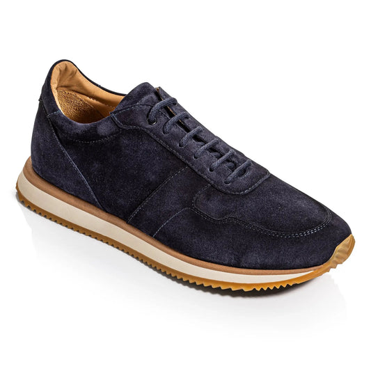 To Boot New York Fanning Navy Blue Suede Sneaker