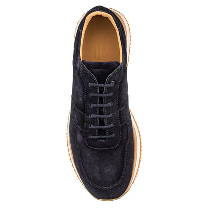 To Boot New York Fanning Navy Blue Suede Sneaker