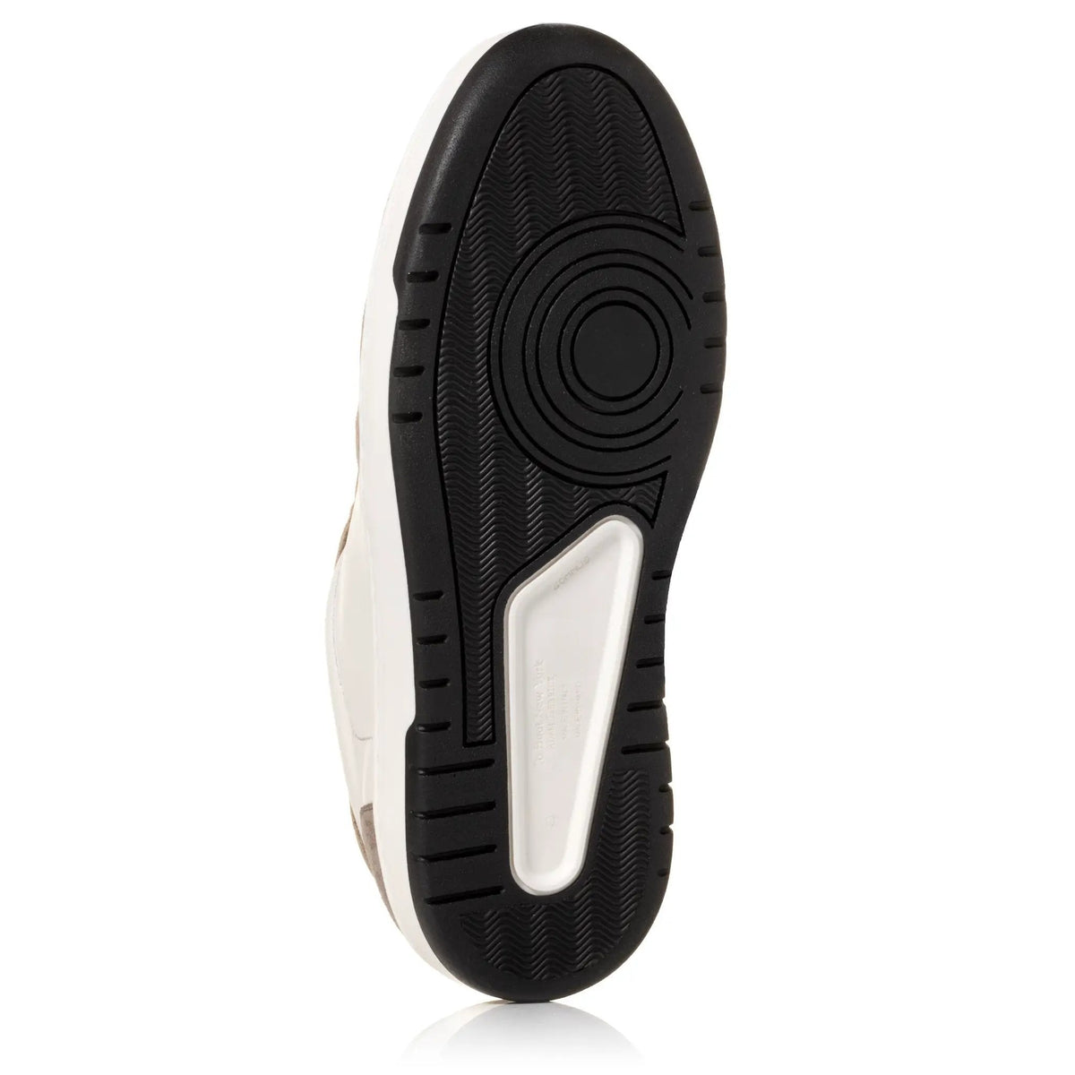 To Boot New York Lennon White/Chocolate/Taupe Court Sneaker