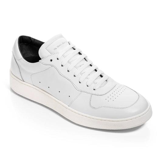 To Boot New York Middleton All-White Calf Court Sneaker