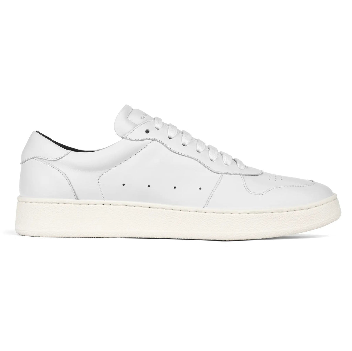 To Boot New York Middleton All-White Calf Court Sneaker