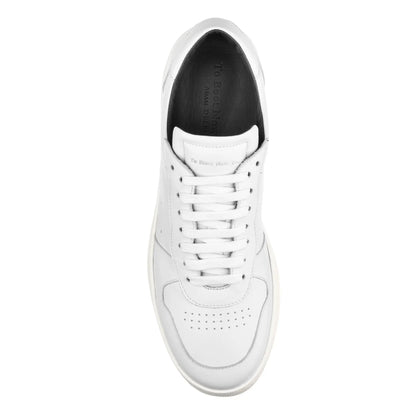 To Boot New York Middleton All-White Calf Court Sneaker
