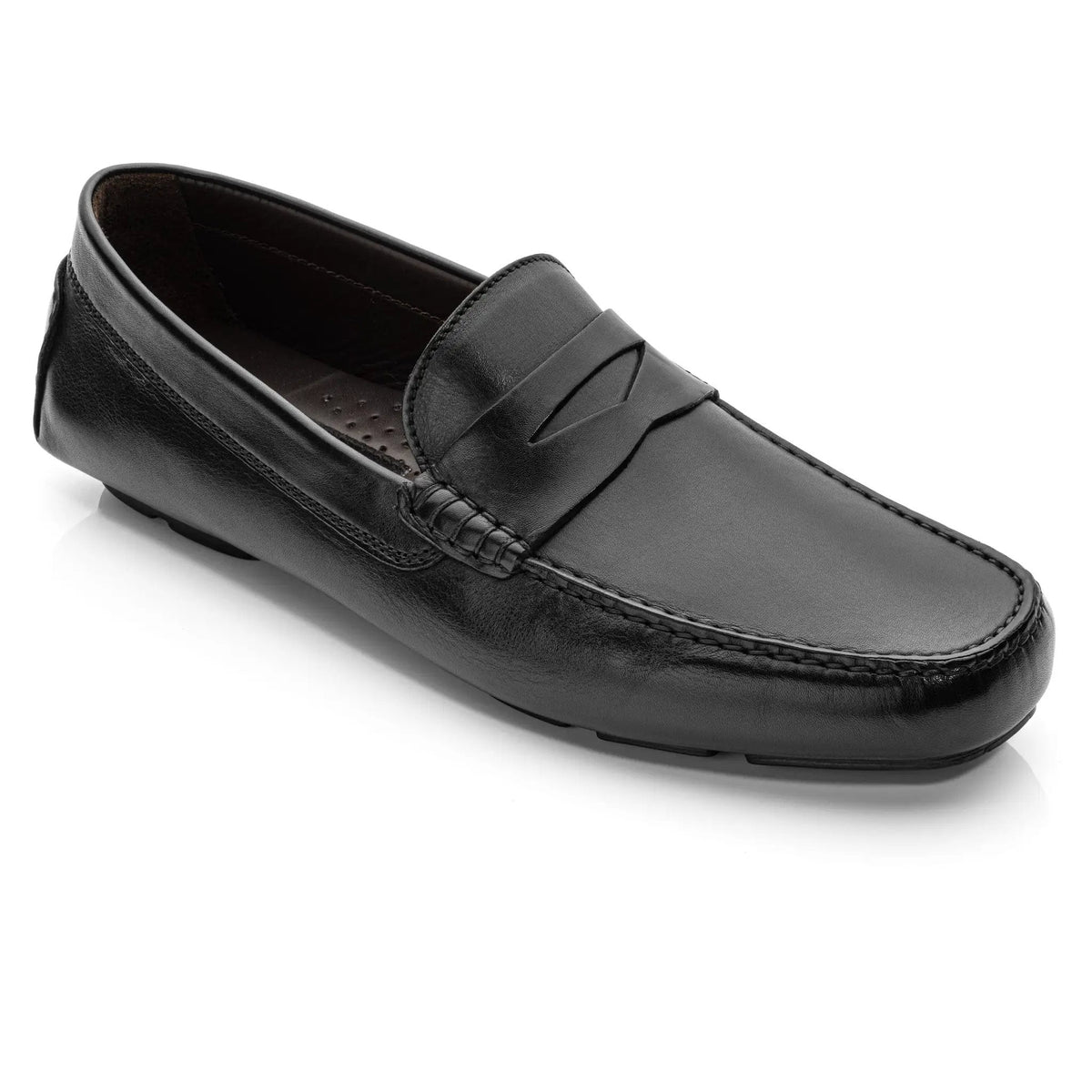 To Boot New York Palo Alto Black Penny Driving Loafer