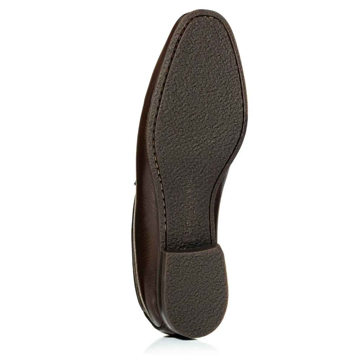 To Boot New York Merritt Dark Brown Deerskin Leather Penny Loafer Slip-On