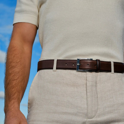 To Boot New York Dark Brown Calf Belt