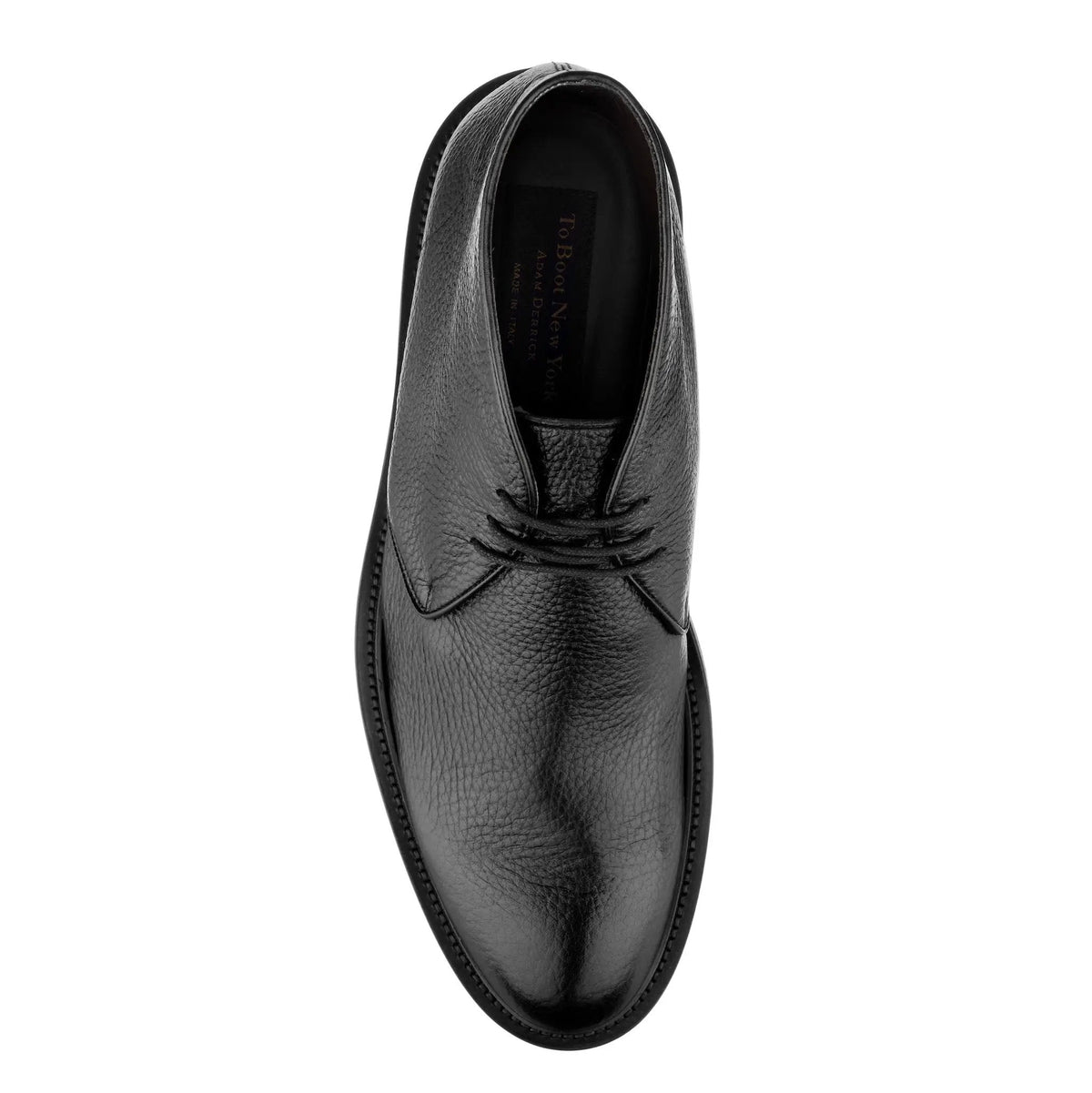 To Boot New York Vista Black Deerskin Chukka Boot