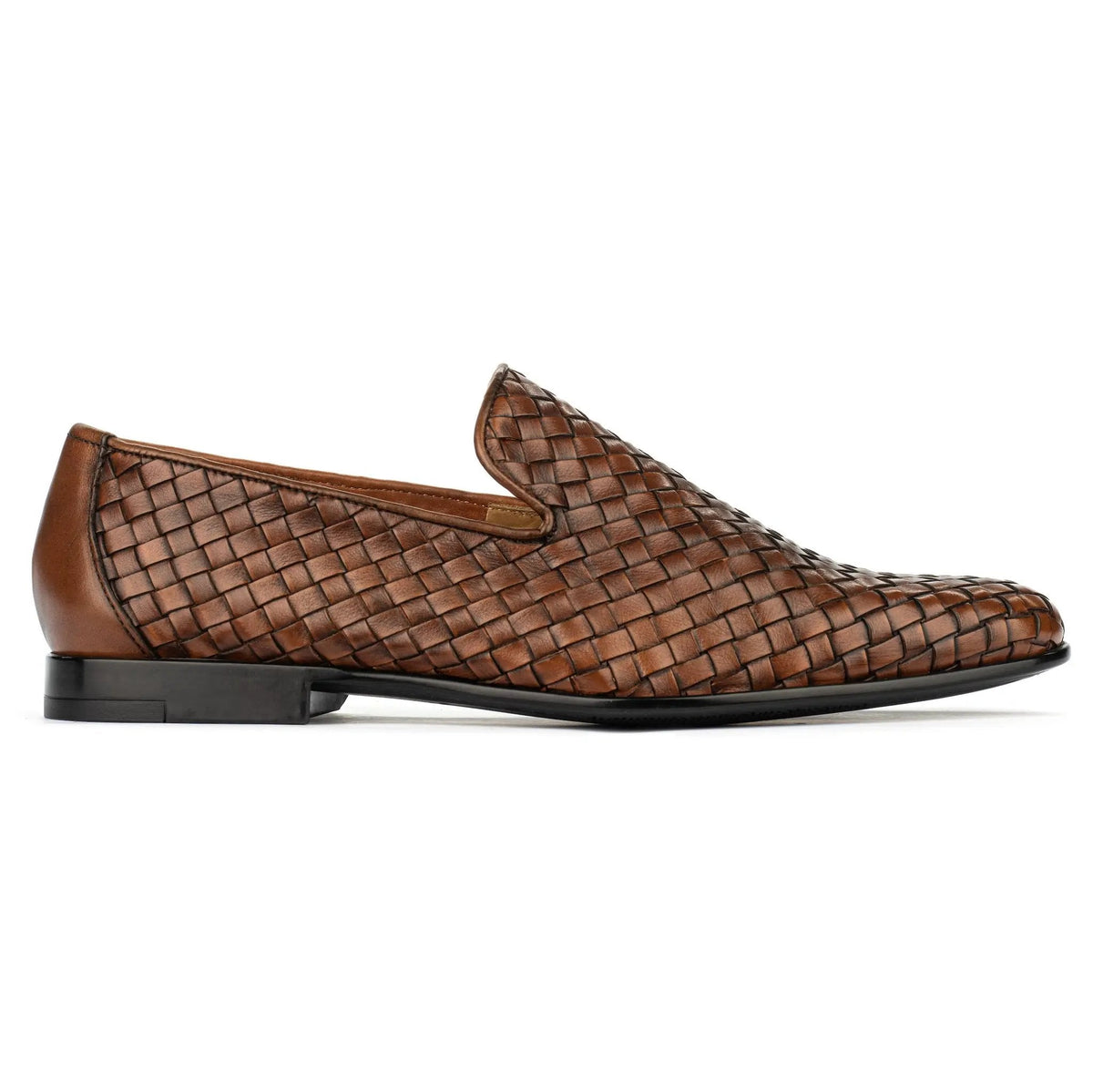 To Boot New York Foley Cognac Hand Woven Intrecciato Slip-On