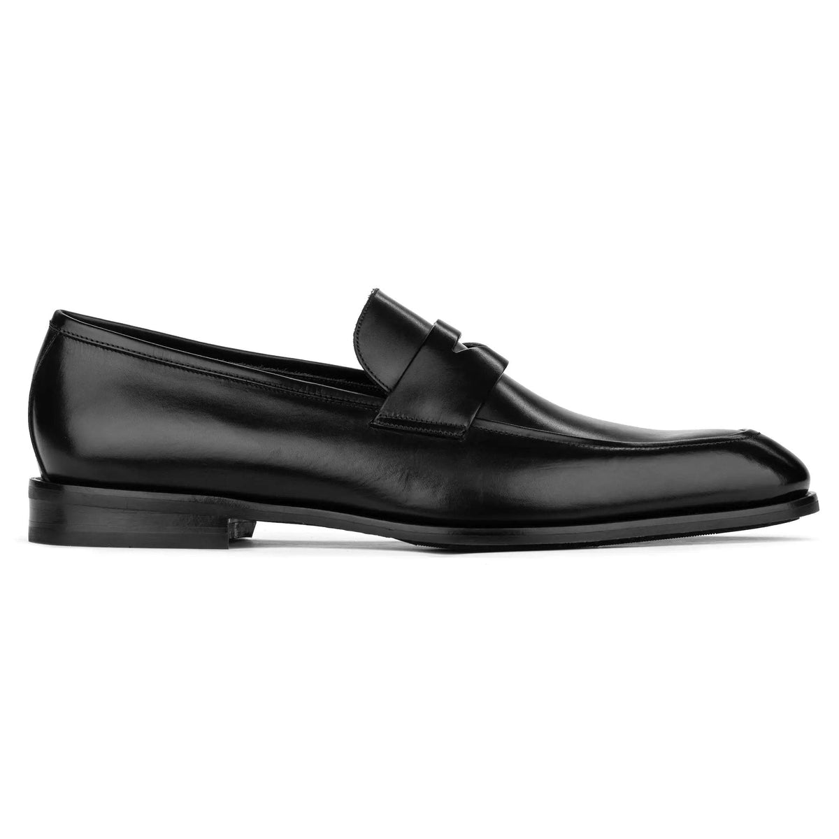 To Boot New York Jagger Black Calf Penny Loafer
