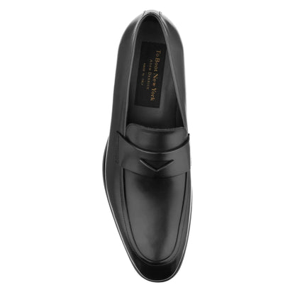 To Boot New York Jagger Black Calf Penny Loafer