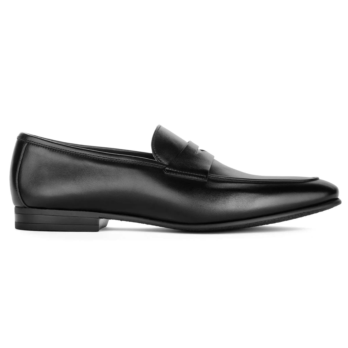 To Boot New York Keats Black Calf Slip-on Penny Loafer