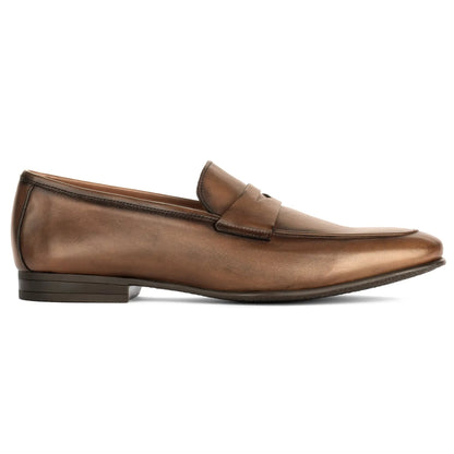 To Boot New York Keats Cognac Calf Slip-on Penny Loafer