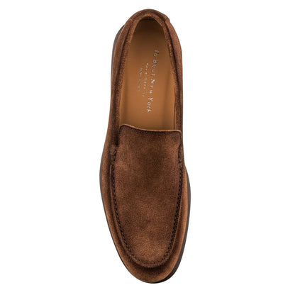 To Boot New York Kendall Mid Brown Aero Suede Luxury Casual Loafer