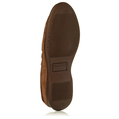 To Boot New York Kendall Mid Brown Aero Suede Luxury Casual Loafer