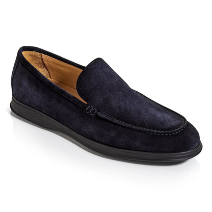To Boot New York Kendall Navy Blue Aero Suede Luxury Casual Loafer