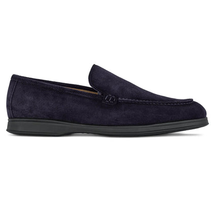 To Boot New York Kendall Navy Blue Aero Suede Luxury Casual Loafer