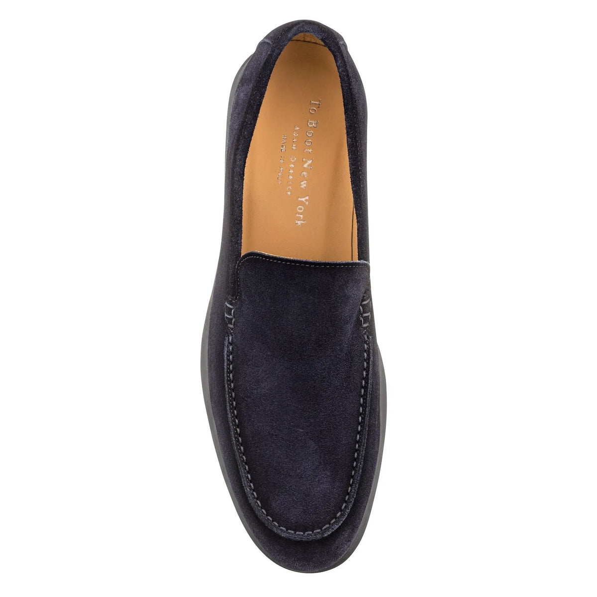 To Boot New York Kendall Navy Blue Aero Suede Luxury Casual Loafer