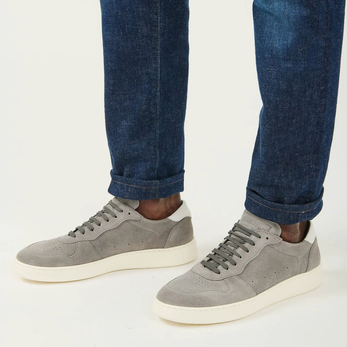 To Boot New York Middleton Grey Suede/White Sneaker