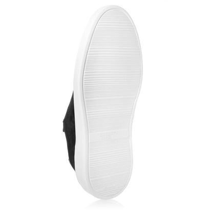 To Boot New York Rocco Black Calf Suede Sneaker