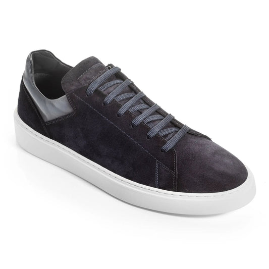 To Boot New York Rocco Blue Aero Calf Suede Sneaker