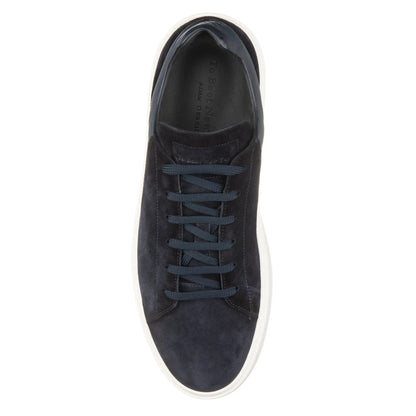 To Boot New York Rocco Blue Aero Calf Suede Sneaker