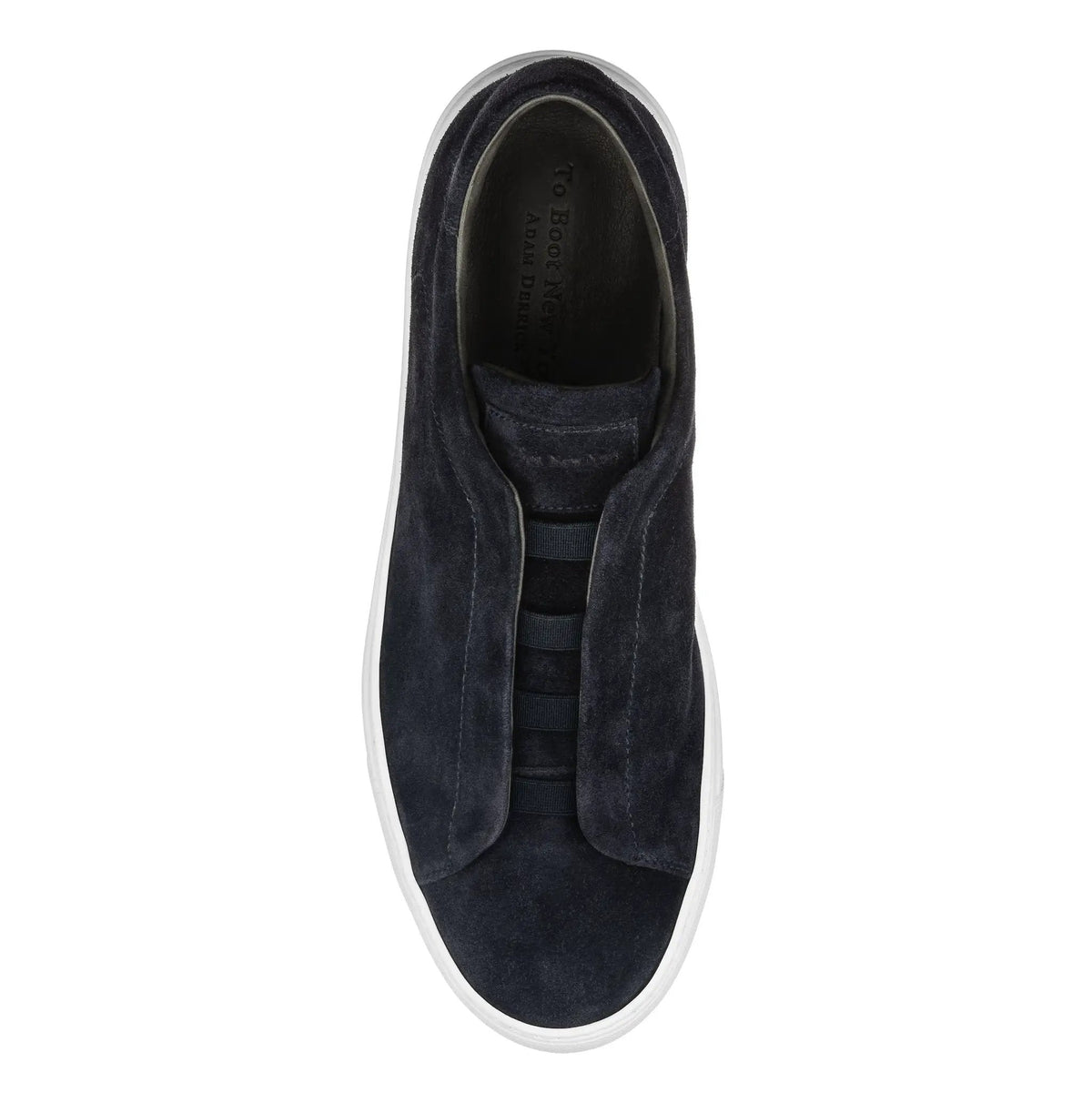 To Boot New York Stone Navy Suede Slip-On Sneaker