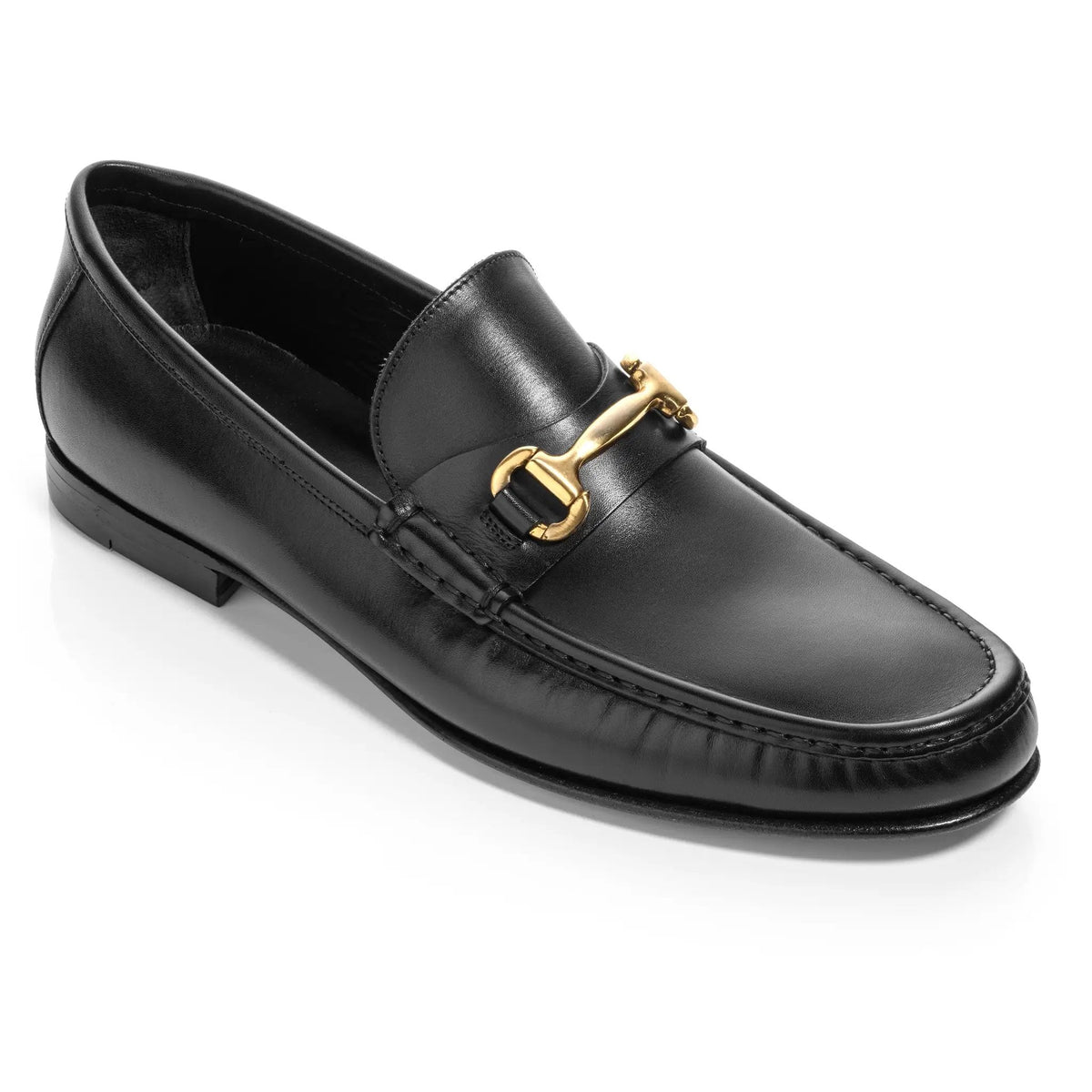 To Boot New York Watts Black Leather Bit Loafer
