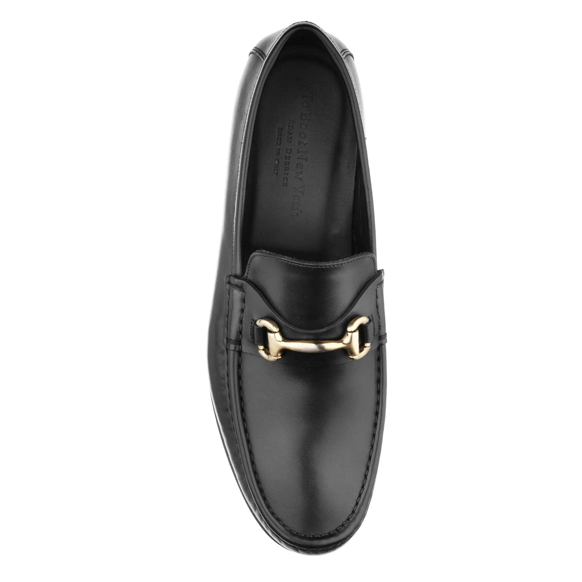 To Boot New York Watts Black Leather Bit Loafer