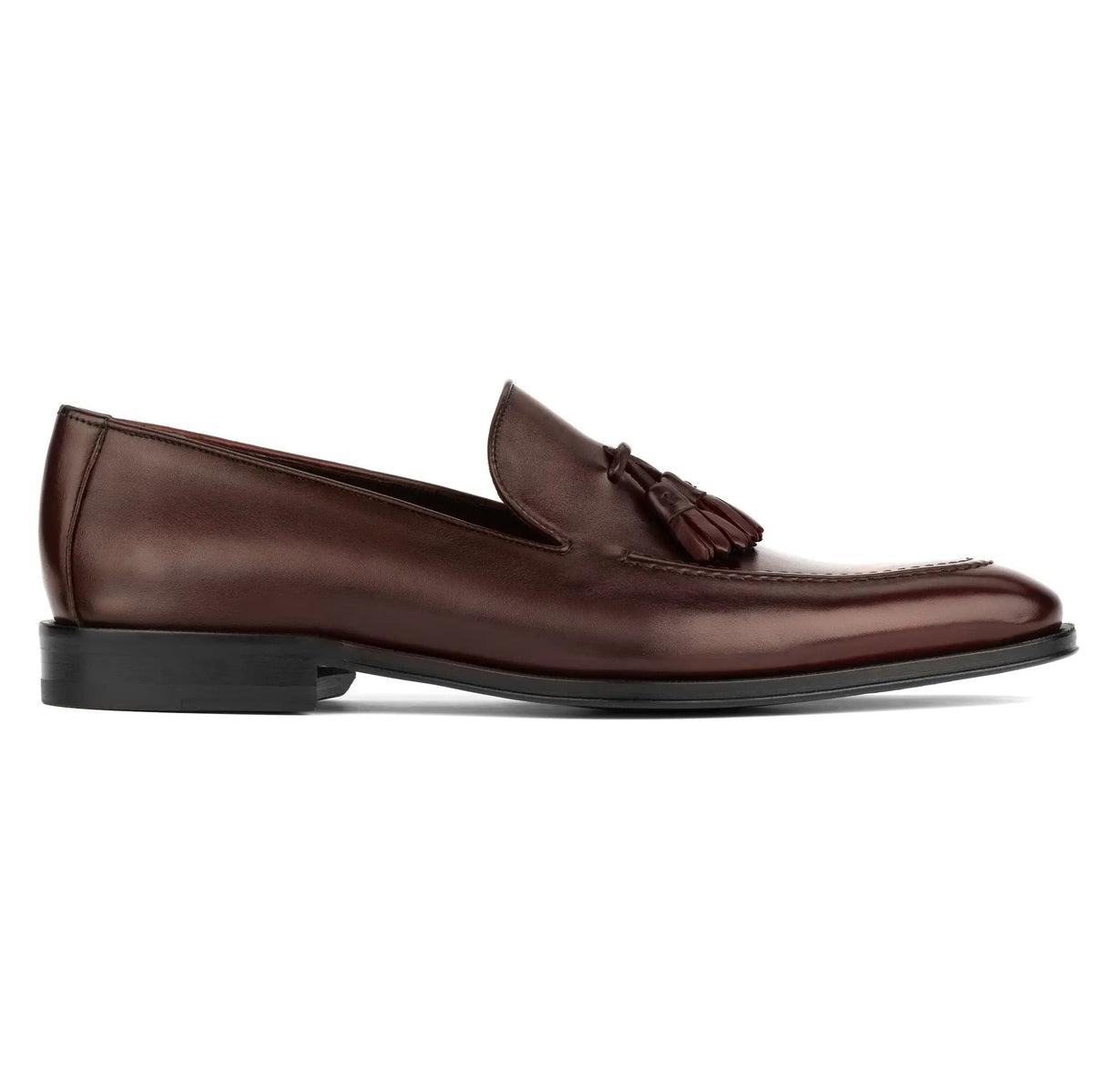 To Boot New York Maurizio Bordeaux Calf Tassel Loafer