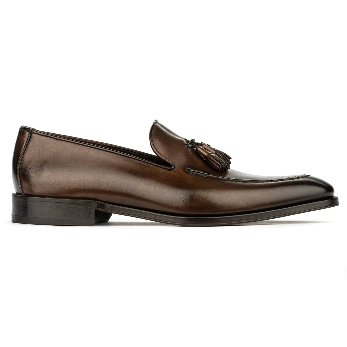 To Boot New York Maurizio Dark Brown Calf Tassel Loafer