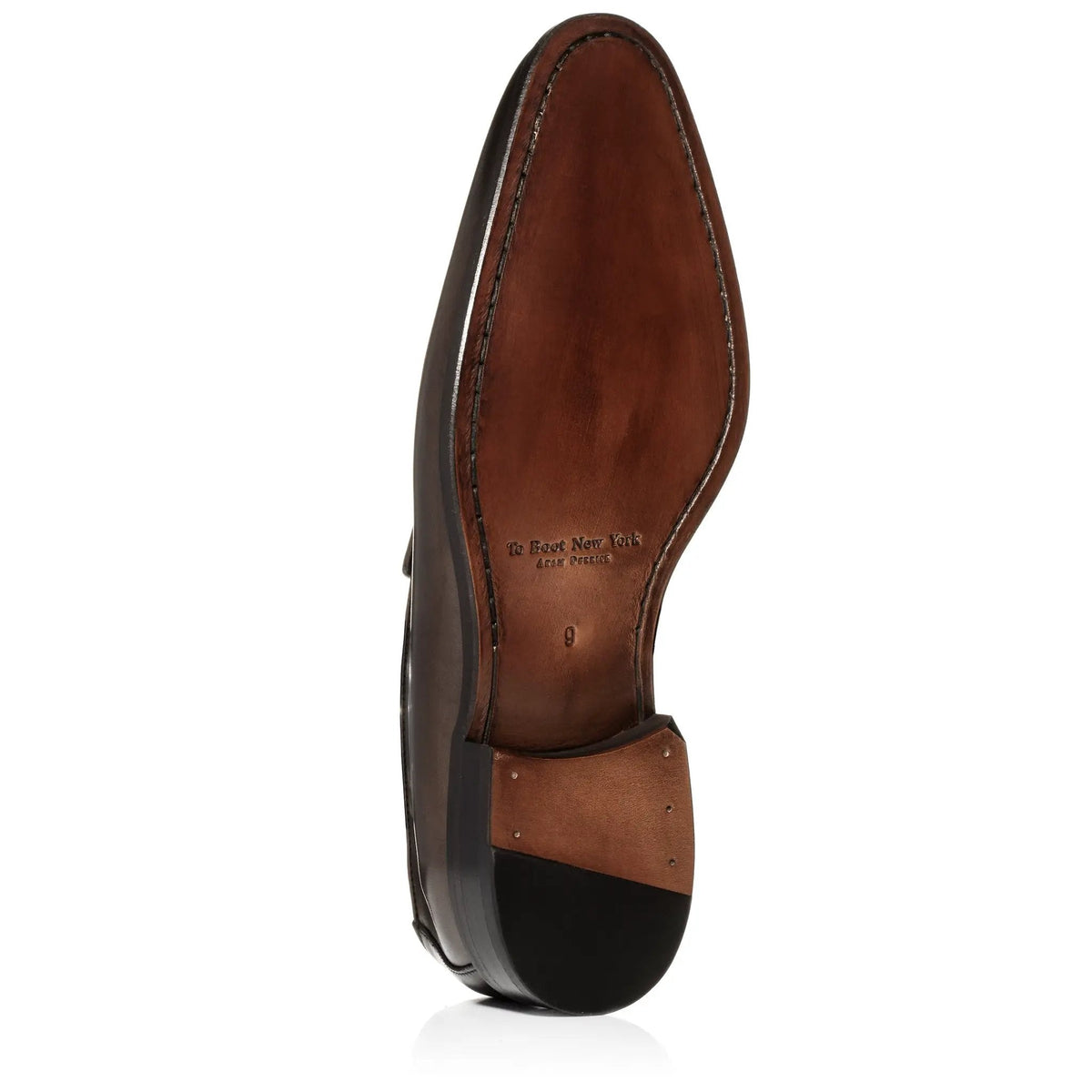 To Boot New York Maurizio Dark Brown Calf Tassel Loafer