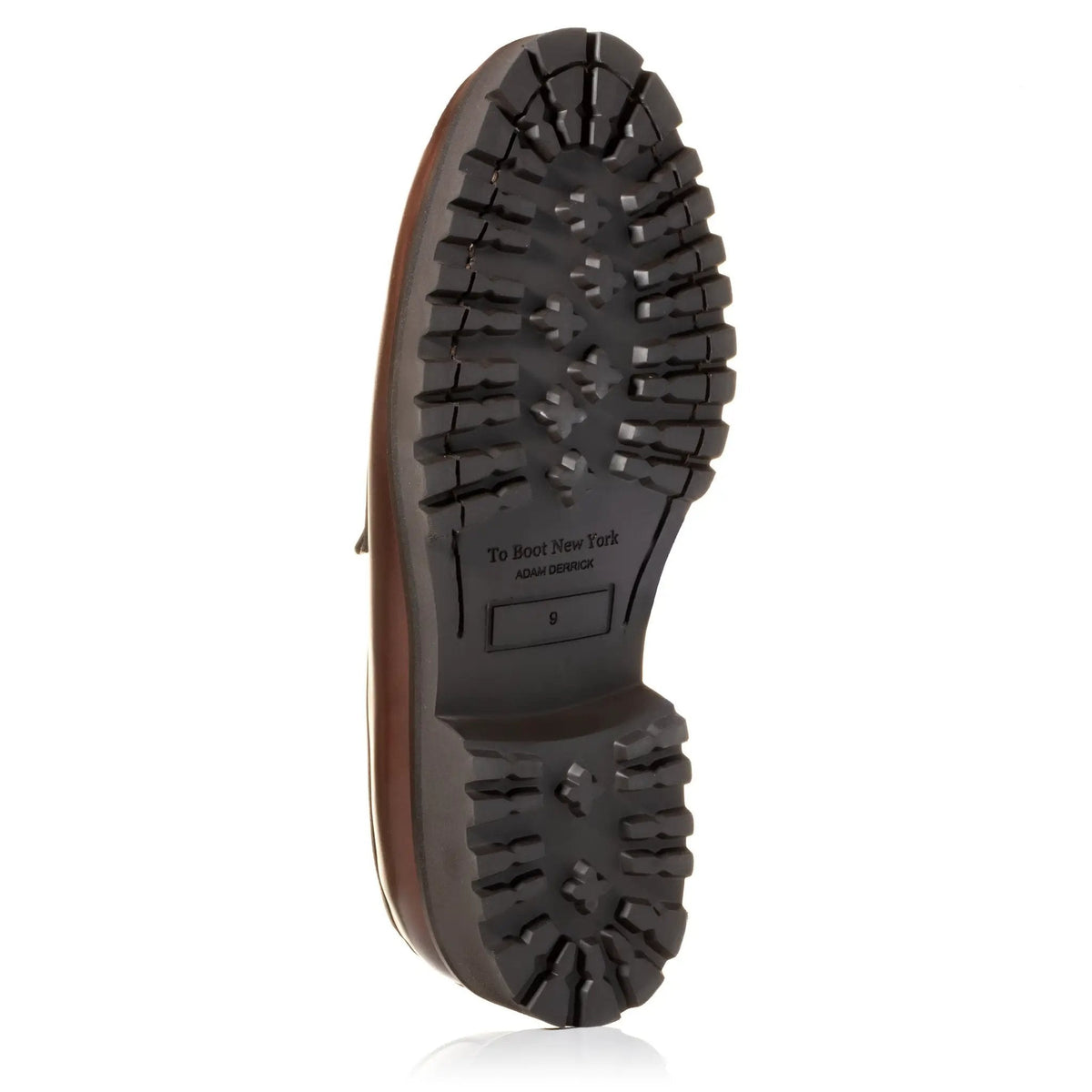 To Boot New York Nino Brown Calf Lug Sole Penny Loafer