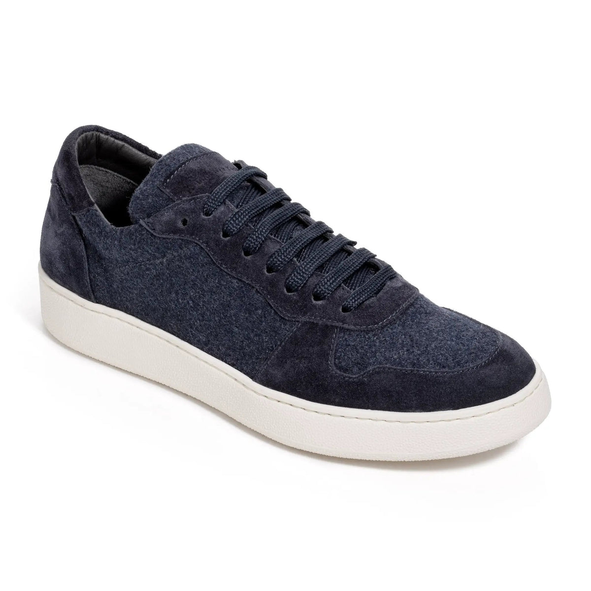 To Boot New York Whitworth Blue Cashwool Court Sneaker