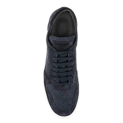 To Boot New York Whitworth Blue Cashwool Court Sneaker