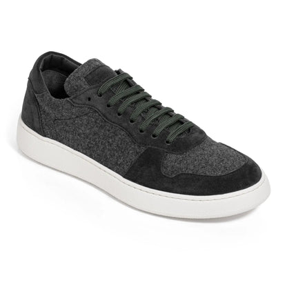 To Boot New York Whitworth Charcoal/Black Cashwool Court Sneaker