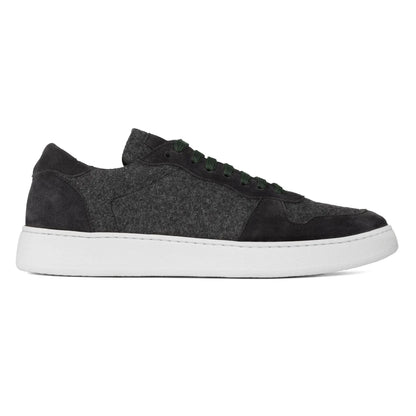 To Boot New York Whitworth Charcoal/Black Cashwool Court Sneaker