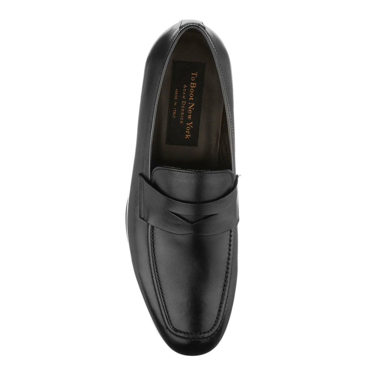 To Boot New York Ronny Black Calf Slip-On Loafer