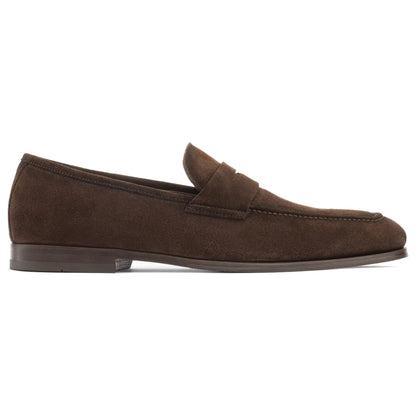 To Boot New York Ronny Dark Brown Suede Slip-On Loafer