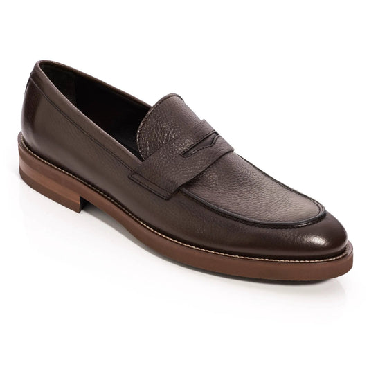To Boot New York Slade Dark Brown Deerskin Loafer